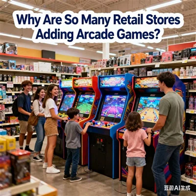 Miksi niin monet vähittäiskaupat lisäävät arcade-pelejä?